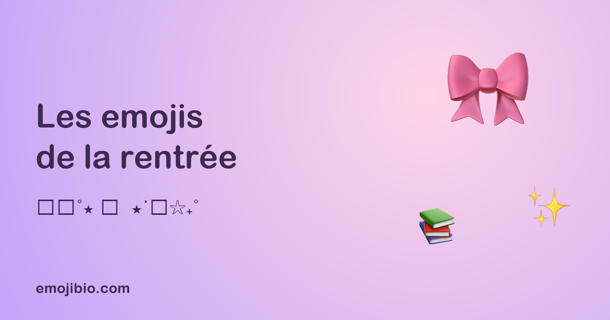 Refaire sa bio pour la rentrée : les emojis qui montent en septembre 2026 : illustration
